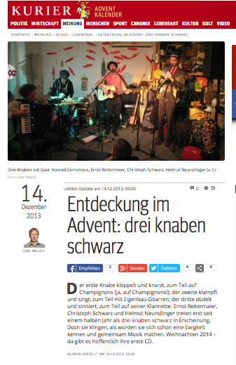 pressebericht unseres atelierkonzerts am 7.12.2013